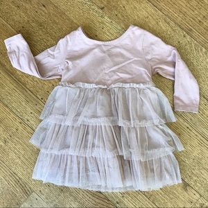 Gap Sz18-24Mo Dress w/Sparkly Tiered Tulle Ruffles
